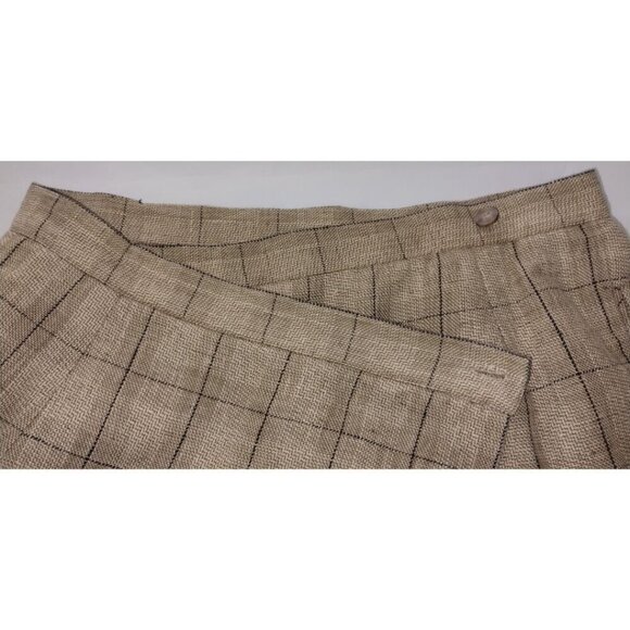 Chaus Sport Plaid Wrap Skirt (Size 12) - Picture 2 of 7